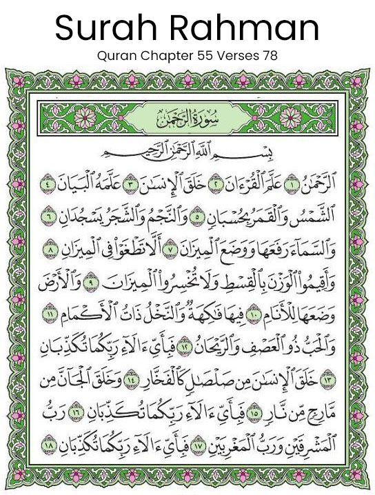 Surah Rahman